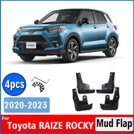 FOR Toyota Raize Rocky 2020 2021 2022 2023 Mudguard Fenders Mud Flap Guards Splsh Mudflaps Car Accessories Front Rear 4pcs