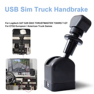 PC USB Truck Handbrake Simracing Games Brake Hold For Logitech G27 G29 G923 THRUSTMASTER T300RS T-GT For ETS2/ATS European / American Truck Sim auto sim racing