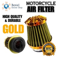 MOTORSTAR MXS 125 S MOTORCYCLE AIR FILTER MUSHROOM HEAD AIR CLEANER - GOLD