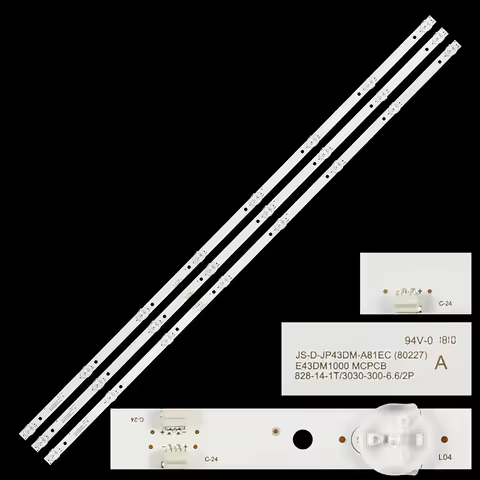 LED BackLight Strip For E43DM1000 D43-M30 SW-LED43BA201 AKTV432 MS-L2317-A V5 MS-L2317-B V5 43KF520 