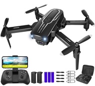 Mini Drone with Camera for Adults Kids - 1080P HD FPV Camera Drones with 90° Adjustable Lens, Gestur