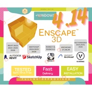 Enscape 3D 𝐯𝟒.𝟏𝟒🔥 w/ Assets Libraty for SketchUp / Rhino / Archi.CAD / Vectorworks Plugin | 𝐀𝐜𝐭𝐢𝐯𝐚𝐭𝐞