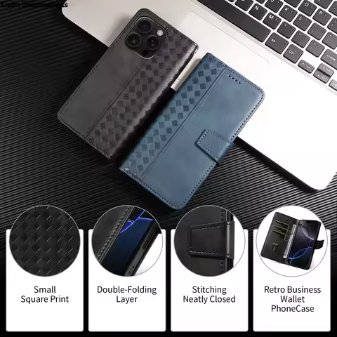 Leather Case For Samsung Galaxy Note 8 9 10 20 Ultra S10 Lite S8 S9 Plus A6 A7 A8 A9 J3 J4 J5 Prime 