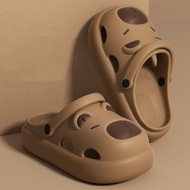 ICNWIEN Dễ thương Xăng đan capybara Mềm dày Eva Giày lỗ capybara Thời trang Động vật Dép capybara Ng