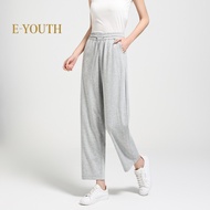 Eyouth Women Easy-Fit Cotton Pants | EY10175