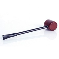 Popeye Flat Smoking Pipes Mahogany Wood - Pipa Rokok - Cangklong