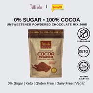 ALFREDO Sugar Free Cocoa Powder [HALAL] Koko Bebas Gula 零糖巧克力可可粉