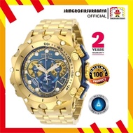 Jam Tangan Pria Invicta 27791 Reserve Venom Gold-Tone Blue Original BM