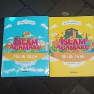 Islamic story book for children with pictures of Pillars of Islam and iman original