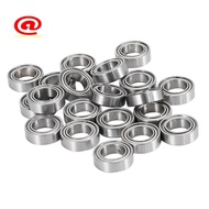20Pcs MR106-ZZ Bearing 6 x 10 x 3mm Metal Shielded Ball Bearing Pre-Lubricated with Grease Radial Ba