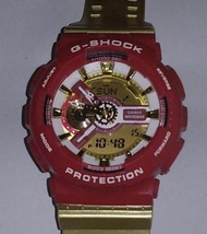 G-SHOCK手錶 iron man 紅金色