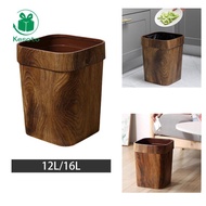 Kesoto Trash Bin Large Leakproof Paper Basket Rubbish Bin Garbage Basket Waste Bin for