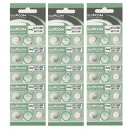 [SG] [30 Pieces] SUNCOM AG11 SR721SW LR721 LR58 362 Alkaline Button Battery