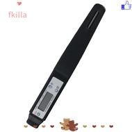FKILLA Digital Pocket Thermometer, Mini Instant Read Cooking Thermometer, Waterproof Stainless Steel