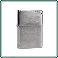 Zippo mỹ Vintage Brushed Chrome (made in USA) tem đỏ chính hãng Mỹ - Manmate Zippo