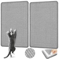 Carpet Cat Scratching Mat Sisal, 2 Packs Sisal Fabric Large 23.6" X 15.7" Scratching Pad For Indoor 