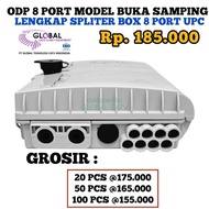 ODP 8 PORT SIDE OPEN + SPLITER BOX 8 PORT UPC