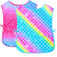 Sylfairy Art Smock for Kids Waterproof Artist Painting Smocks Toddler Painting Apron