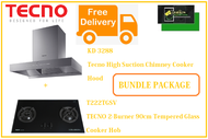 TECNO HOOD AND HOB BUNDLE PACKAGE FOR ( KD 3288 &amp; T 222TGSV ) / FREE EXPRESS DELIVERY