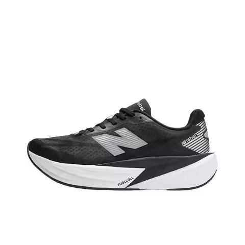New Balance FuelCell Rebel V5 Fabric Breathable Low top Running Shoes Unisex Black MFCXLO5