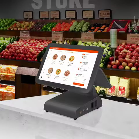 Latest American Canada Second Display Cash Pay Register Terminal Best Pos Systems Cashier Machine fo