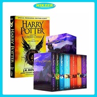 【Hardcover】【8 Books Set】Harry Potter English Novel Read Story Book Fiction Kids Adult Books