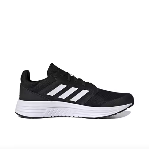 Adidas Galaxy 5 Men's Running Shoes, Shock-absorbing, Comfortable, Cushioned Sneakers, Black/White