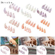 [Devoko] Guzheng Finger Picks Adult Professional Rounded Corner Nail Guards Comfortable Design for G
