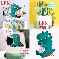 HIJAU TK TOPPER DINO GREEN DINOSAURUS 7.5CM NYUT2 PLASTIC BABY BIRTHDAY TOY CAKE ART DECORATION