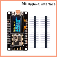 🔥🔥🔥Nodemcu ESP8266บอร์ดพัฒนาชนิด C CH340C ไมโคร USB โมดูล WiFi,CH340G นิ้วจอแสดงผล OLED 0.96 ESP-12F