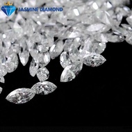 Marquise cut Moissanite artificial diamond plate size