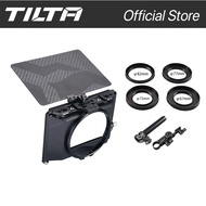 TILTA Mini Matte Box 4 Lens Adapters Lightweight Filter Support Top Flag Dual Cold Shoe Mount Design