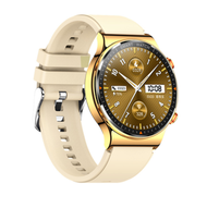 全城熱賣 - TK68智慧手錶自帶記憶體MP3本地播放真血氧運動手環（TPU-金米）