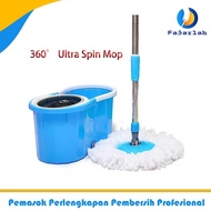 Berkah SHOPEE Ultra spin Tornado mop Blue 1set Floor mop Tool super mop Automatic mop mop super mop Blue