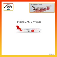 [1:400] Airplane Assembly Paper Model B787-8 Avianca - MohinhgiayVN