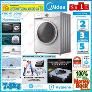 Midea Washer Machine MF100W75 7.5kg Front Load Washer Machine