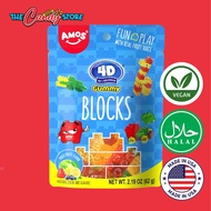 Amos 4D Mixed Fruits Gummy Block