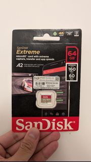 SanDisk Extreme 64GB SD Card