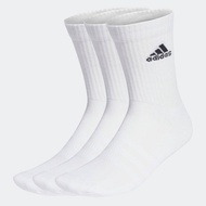 adidas Lifestyle & Basketball Cushioned Crew Socks 3 Pairs Unisex White HT3446