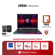 MSI NOTEBOOK RAIDER GE68 HX 14VHG-639TH | 16" UHD+| Intel Core i9-14900HX | NVIDIA GeForce RTX 4080