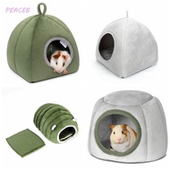 PEACEB Hamster House Chinchilla Sugar Glider Soft Plush Cozy Guinea Pig Pet Tent