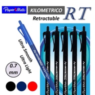 Papermate Kilometrico RT Ball Point Pen Retractable Smooth 0.7mm Fine Pen