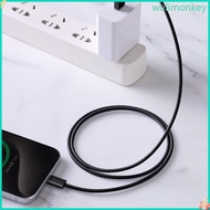 WU USB to Type C Cable Fast Charging 1Gbps for Phone 15 Multiple Devices Power Cord