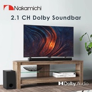 Nakamichi Apollo 220 2.1 Dolby Audio Soundbar with Wireless Subwoofer