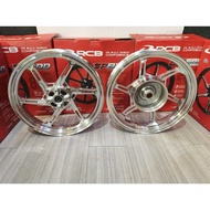 ✿ RCB MAGS SET CT600 SILVER FOR CLICK 125 / 150  4HOLES