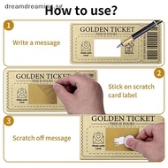 # BIG SALE # Off Ticket Golden Ticket -off Card Raffle Gift Surprise -off Card With Envelope Party F