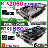 [GAMING] GTX 1660 Ti / RTX 2060 SUPER OC Video Card - 3GB/6GB/8GB GDDR6 192bit - HDMI/DP