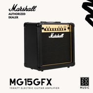 MARSHALL MG15GFX 15W GUITAR COMBO AMPLIFIER (MARSHALL/ MG15GFX/ 15W/ ELECTRIC GUITAR AMPLIFIER/ ZOSO MUSIC)