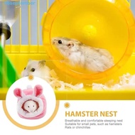 SEPTEMBER Hamster Cotton House, Cute Thickened Hamster Nest, Cow Comfortable Warm Plush Hamster Hous
