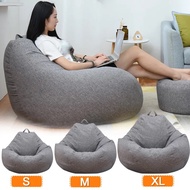 New Year CNY S/M/L/XL Ready-made Bean Bag Sofa Cover bean beg Sofa Bag Chair Cover Indoor Cover（Only sofa cover）